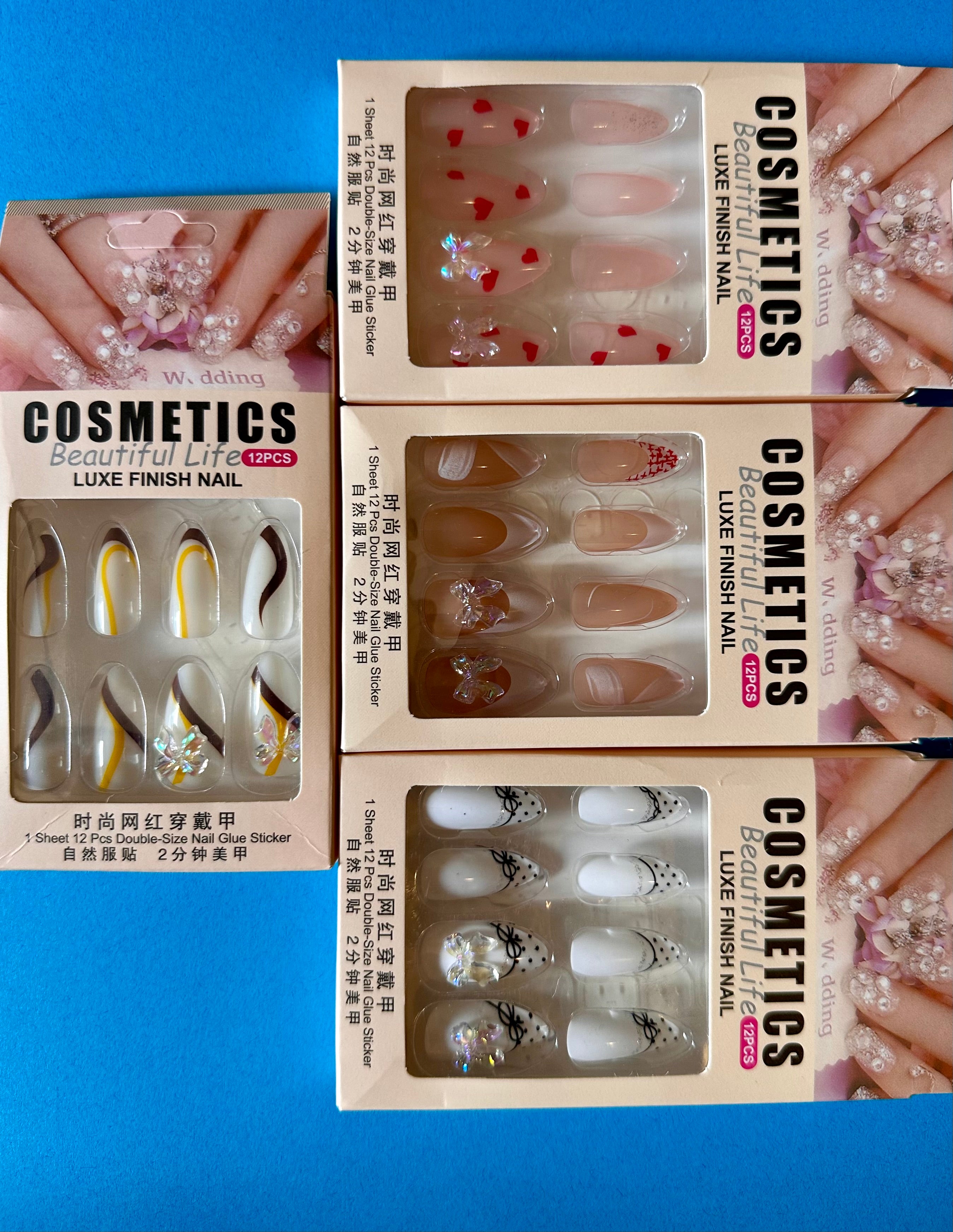 Press On Nail Sets (5 sets for ONLY $20)