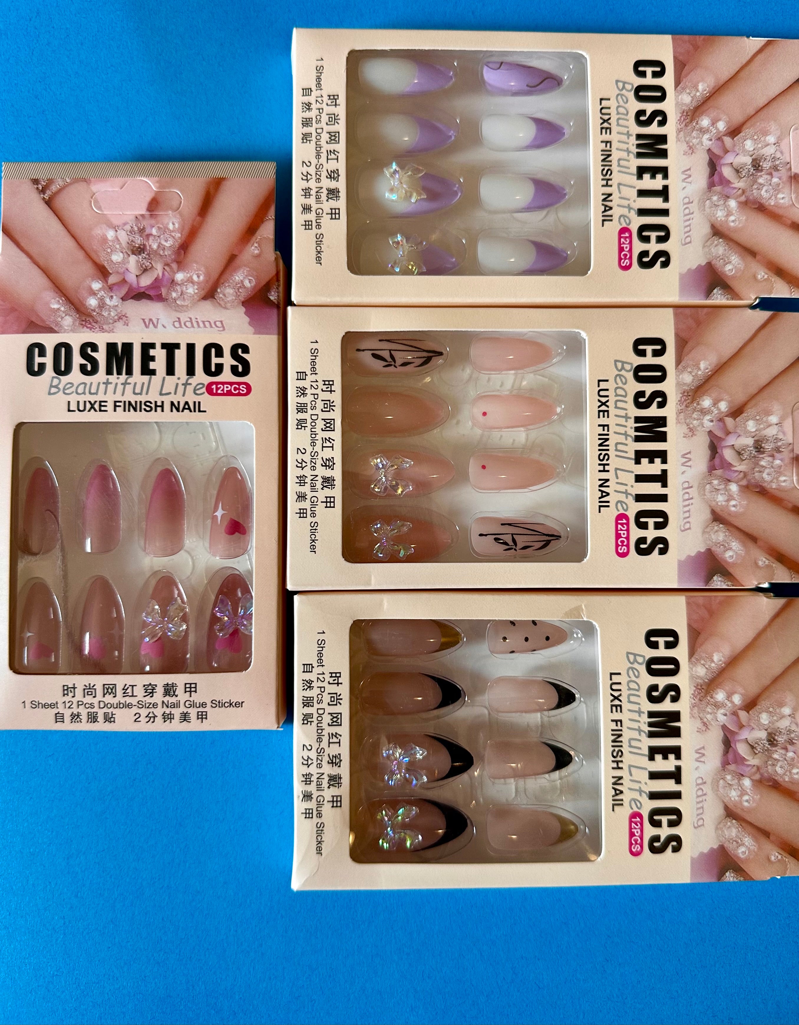 Press On Nail Sets (5 sets for ONLY $20)