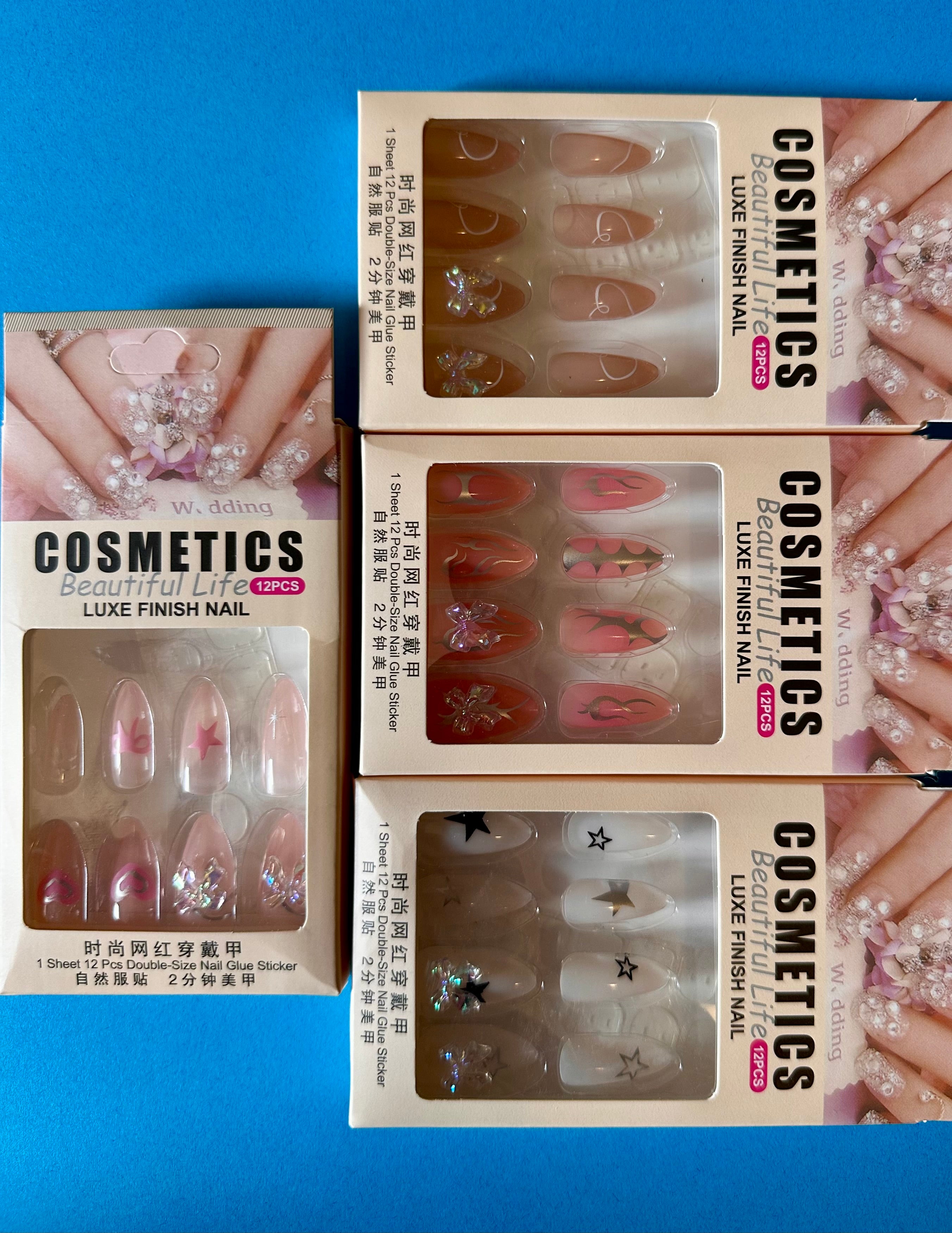Press On Nail Sets (5 sets for ONLY $20)